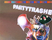 Tablet Screenshot of partytrashers.com